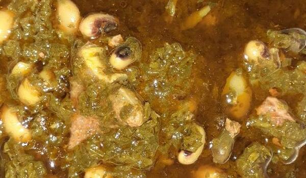 عکس قورمه سبزی با لوبیا چشم بلبلی