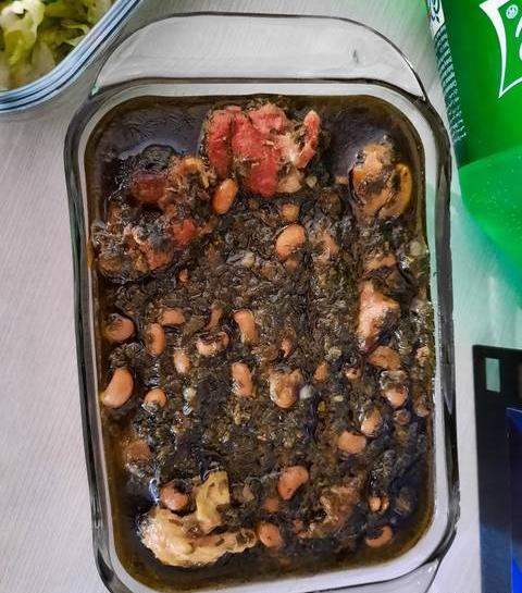 عکس قورمه سبزی با لوبیا چشم بلبلی