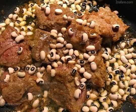 عکس قورمه سبزی با لوبیا چشم بلبلی