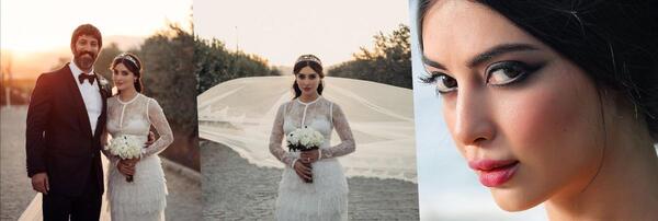عکس لباس عروس نسلیهان