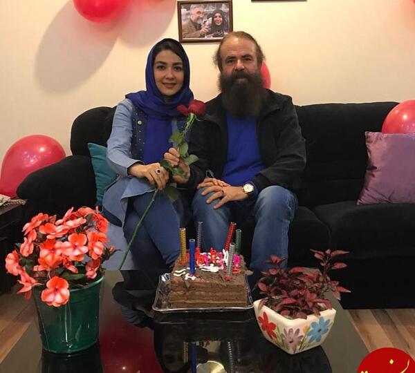 عکس حسین شریفی و همسرش