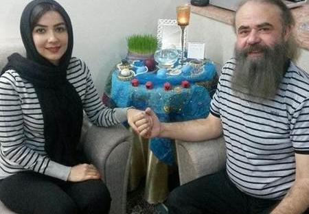 عکس حسین شریفی و همسرش