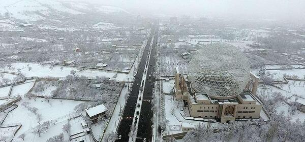 عکس هوایی همدان