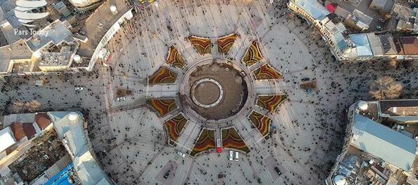 عکس هوایی همدان