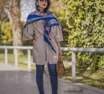 عکس مانتو اسپرت سفید