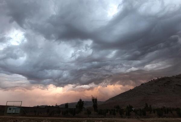 عکس آسمان ترسناک