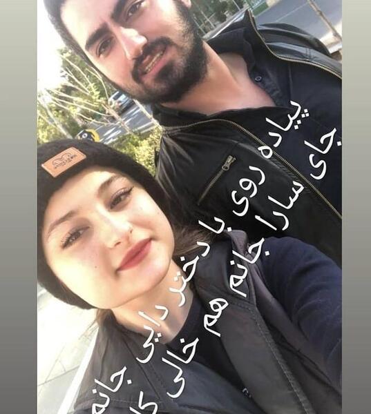 عکس دایی سارا و نیکا فرقانی اصل