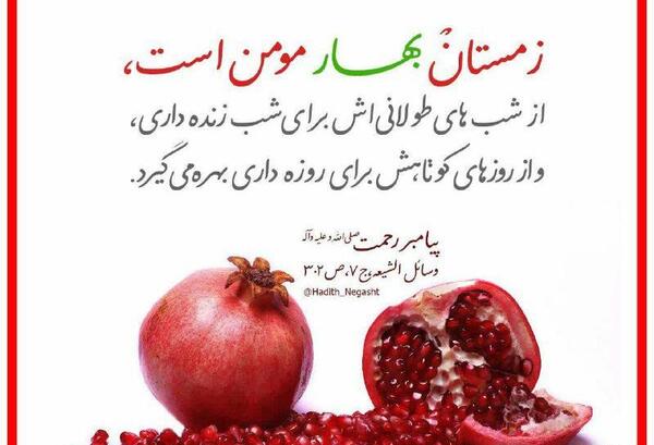 عکس نوشته زمستان بهار مومن است