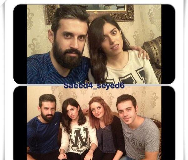 عکس سعید معروف و دوست دخترش غزاله