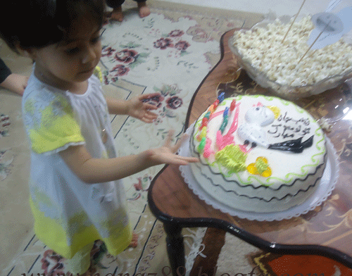 عکس کیک تولد زینب