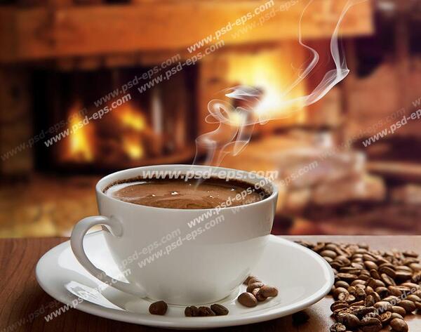 عکس قهوه ی داغ