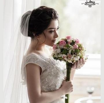 عکس لباس عروس گل گلی