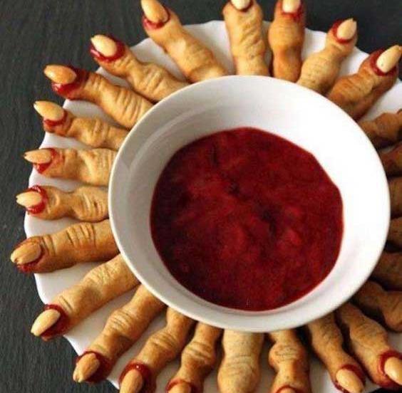 عکس ایده برای غذای هالووین