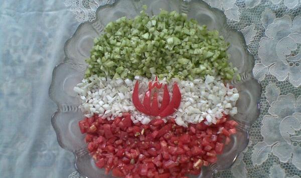 عکس ژله شکل پرچم ایران