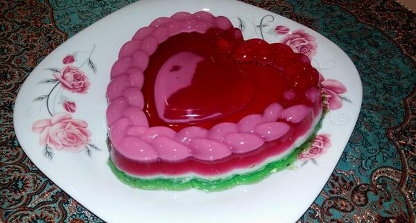 عکس ژله شکل پرچم ایران