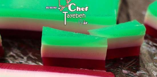 عکس ژله شکل پرچم ایران