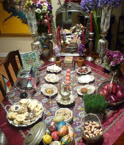 عکس هایی از سفره هفت سین جدید