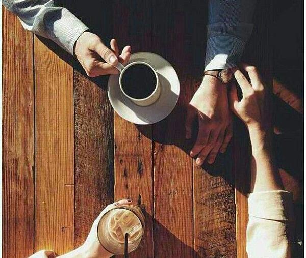 عکس قهوه دونفره عاشقانه