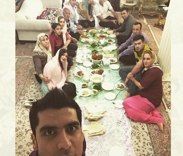 عکس بهنام محمودی و همسرش