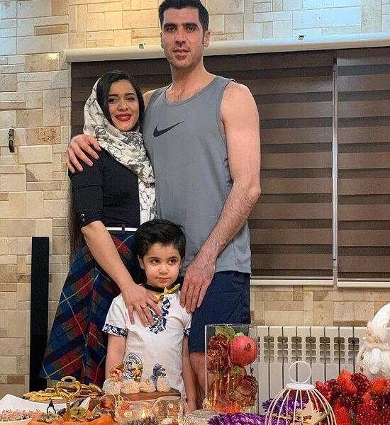 عکس بهنام محمودی و همسرش