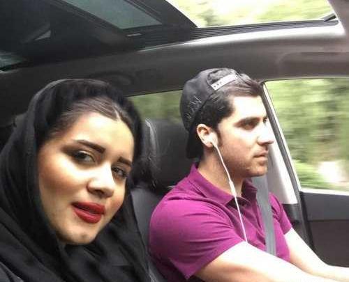 عکس بهنام محمودی و همسرش