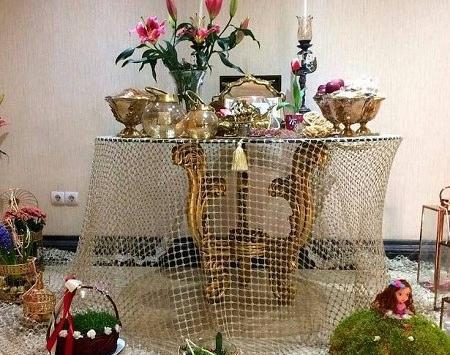 عکس ایده جدید سفره هفت سین ۹۸