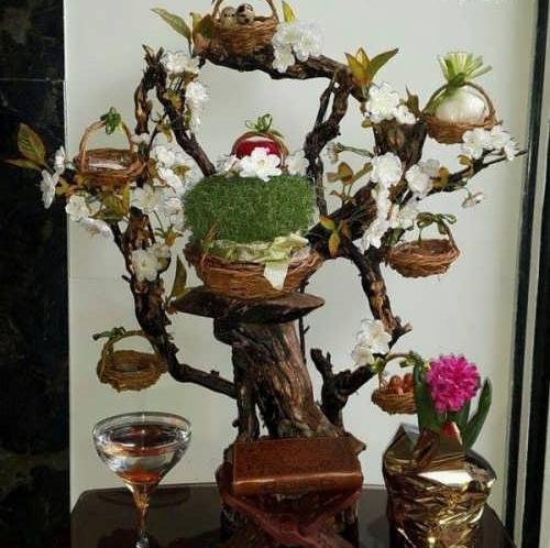 عکس ایده جدید سفره هفت سین ۹۸
