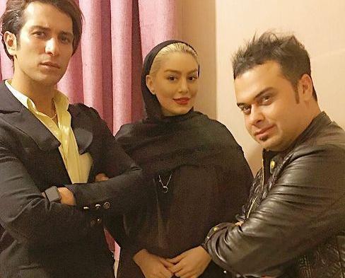 عکس حامد پهلان و دوست دخترش