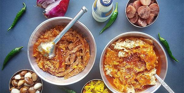 عکس سفره آبگوشت