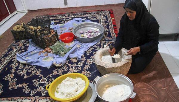 عکس سفره آبگوشت
