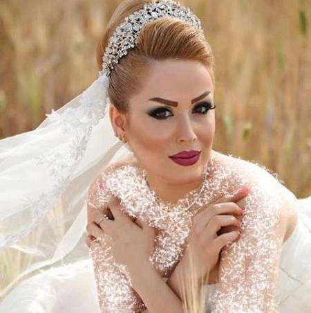 عکس عروس صورت کشیده