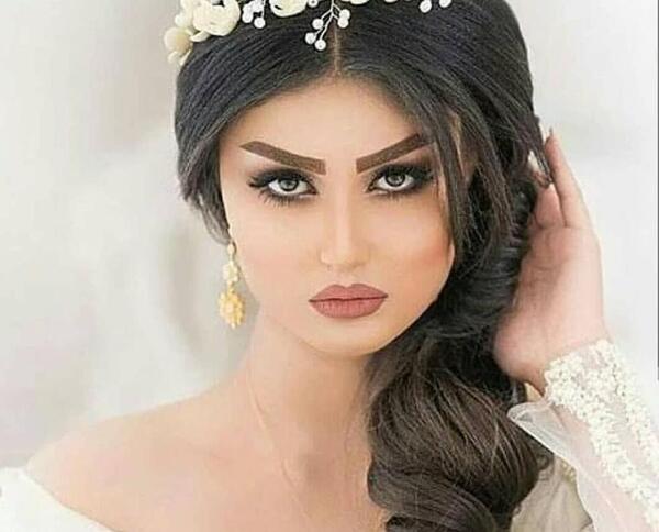 عکس عروس صورت کشیده