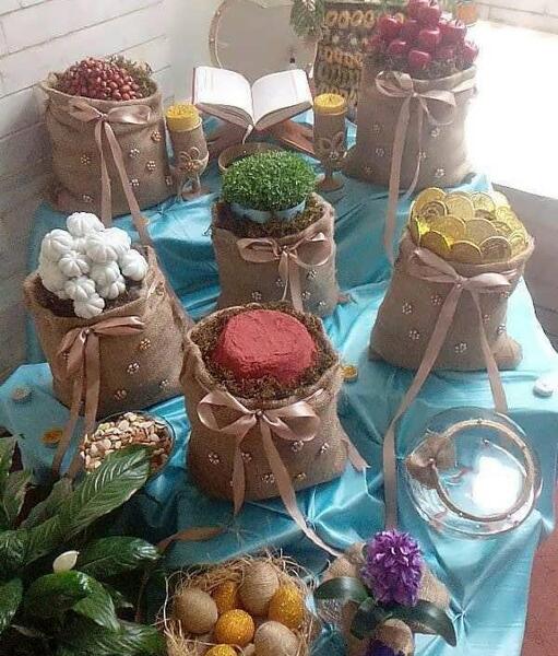 عکس هفت سین با گونی