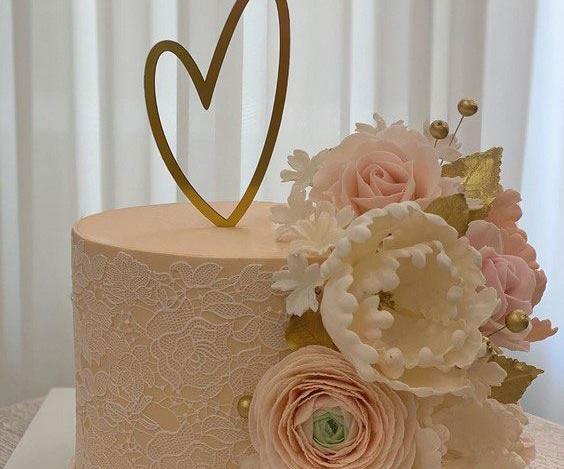 عکس کیک یک طبقه