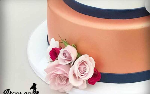 عکس کیک یک طبقه