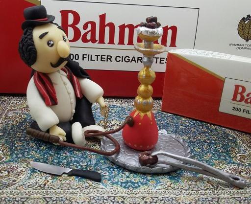 عکس قلیون روی کیک