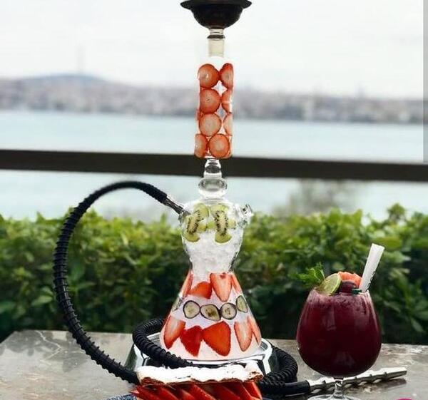 عکس قلیون روی کیک