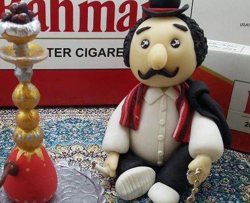 عکس قلیون روی کیک