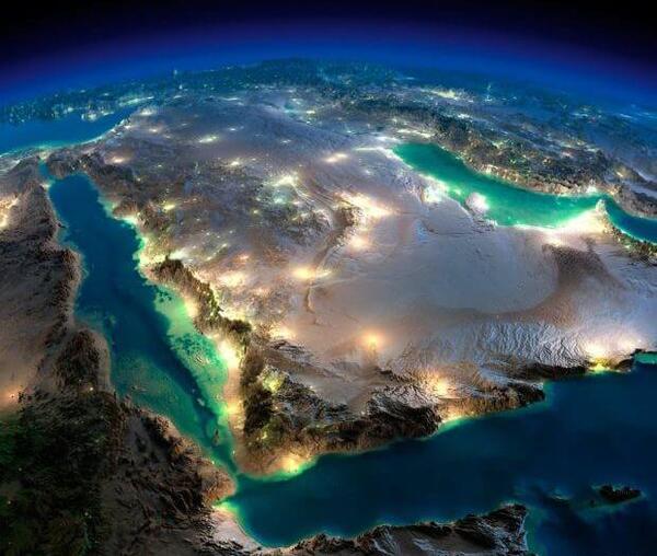 عکس ایران در شب از فضا
