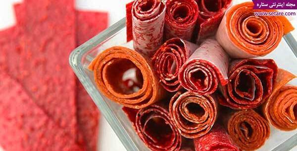 عکس لواشک زغال اخته