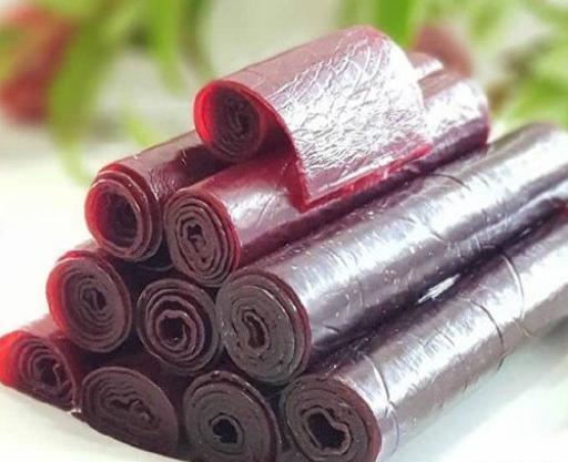عکس لواشک زغال اخته
