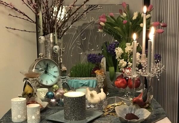 عکس ایده سفره هفت سین لاکچری
