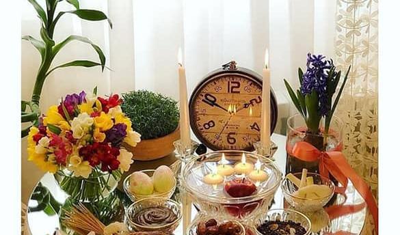 عکس ایده سفره هفت سین لاکچری