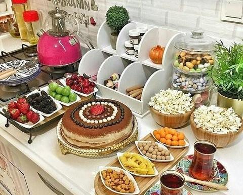 عکس ایده جالب برای تزیین صبحانه