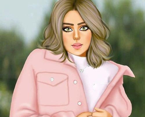 عکس فیک دخترونه صورتی