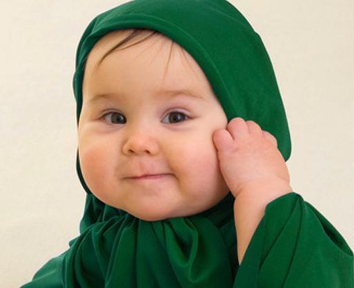 عکس بچه کوچولو با حجاب