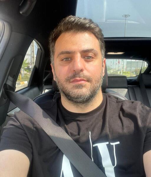 عکس علی ضیا با ریش