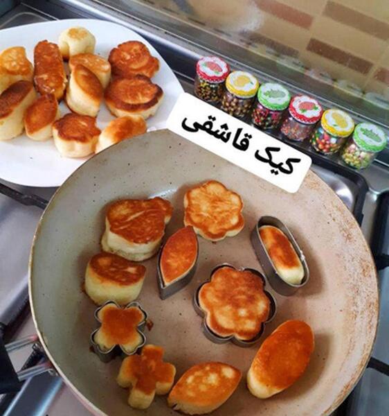 عکس کیک قاشقی