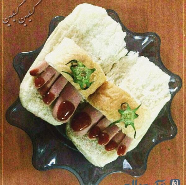 عکس خنده دار غذا