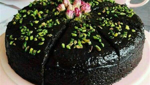 عکس کیک شکلاتی خیس